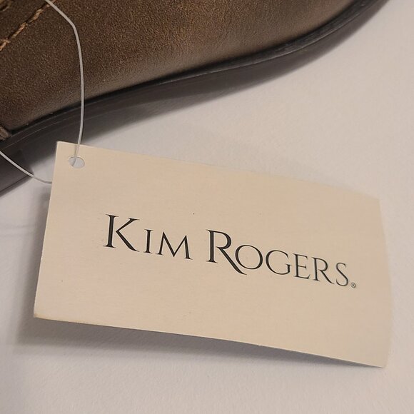 Kim Rogers Brown Knee-High Riding Boots 8.5M – Memory Foam Insole, Buckle Detail - Picture 9 of 11